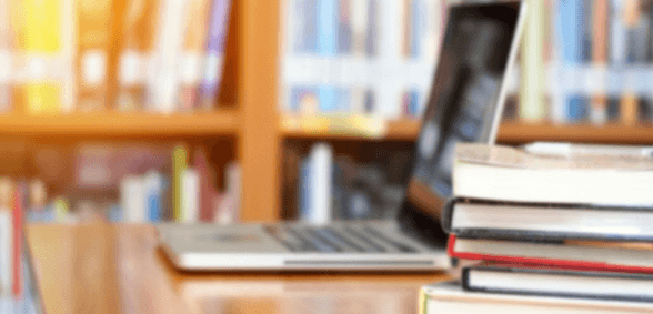 Tech, computer, library
