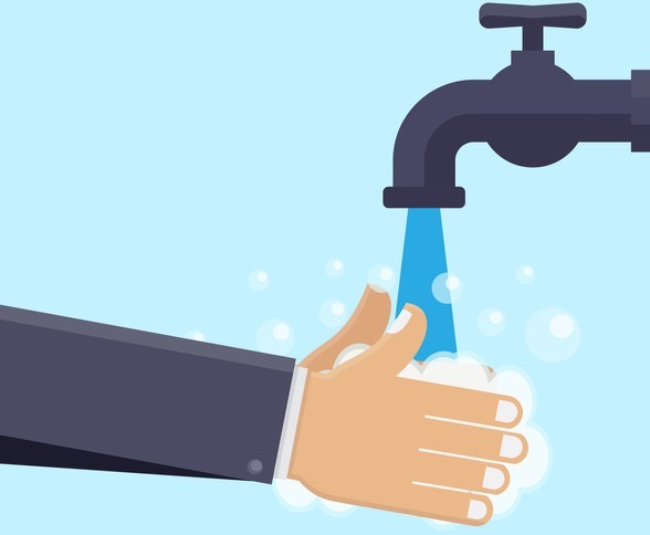 Dry and sore hands from frequent hand-washing