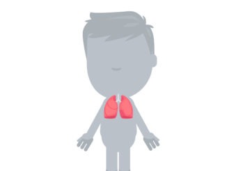 silhouetted illustration of a child with visible lungs