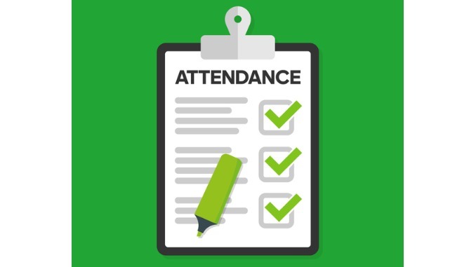 attendance-concept-vector