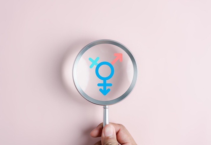 Different and transgender concept. third gender and sex, many gender, world national more gender. Symbol of transgender.