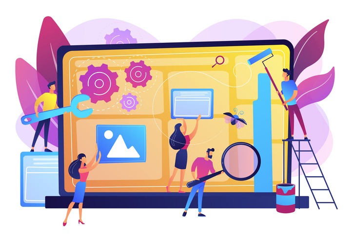 Website maintenance, website maintenance services, update and keep your site easy concept.