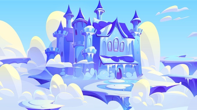 Fortress winter scene