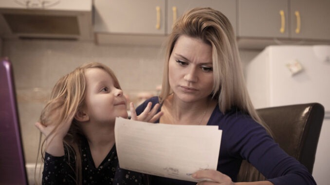 Worried mother - school absence fine Financial problems.