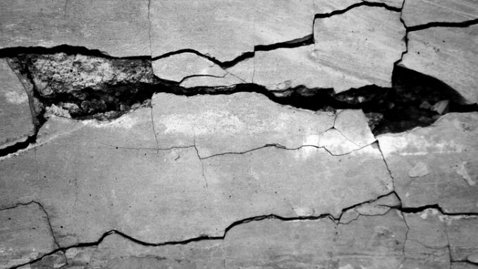 Cracks in the floor