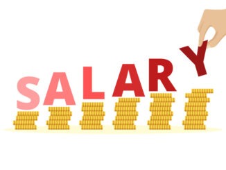 Salary increase concept