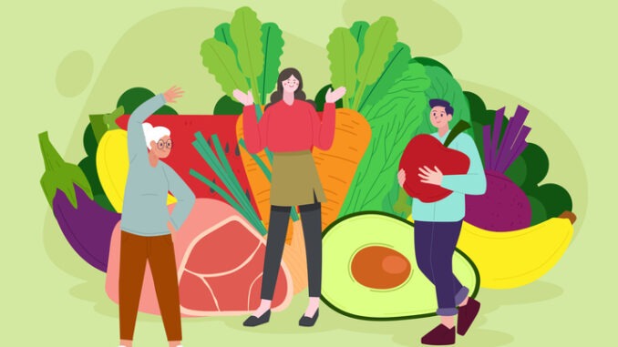 The dietitian recommends a nutritional diet plan