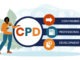 CPD - Continuing Professional Development acronym. business concept background.