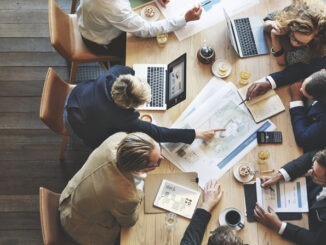 Business People Meeting Conference Discussion Corporate Concept
